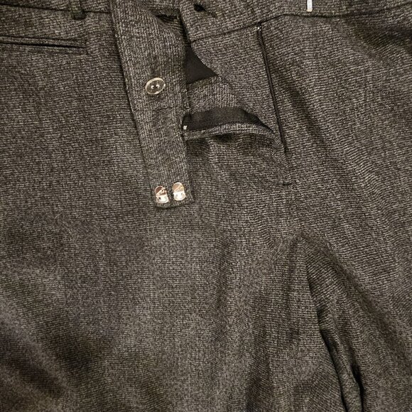 24W black/grey fine checkered pants - Picture 3 of 3